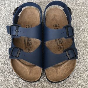 Birki’s Birkenstock Women’s Navy Sandals Sz 38 (7.5)